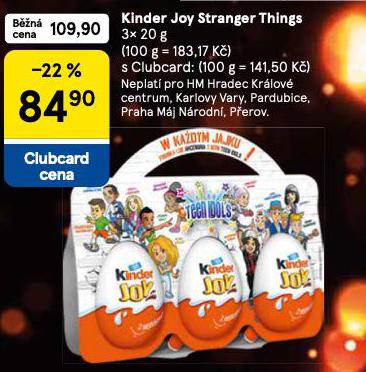 KINDER JOY STRANGER THINGS