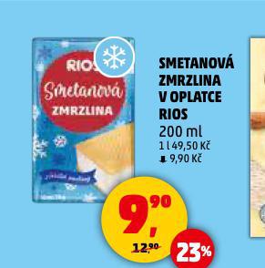SMETANOV ZMRZLINA V OPLATCE RIOS