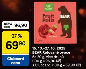 BEAR ROLOVAN OVOCE