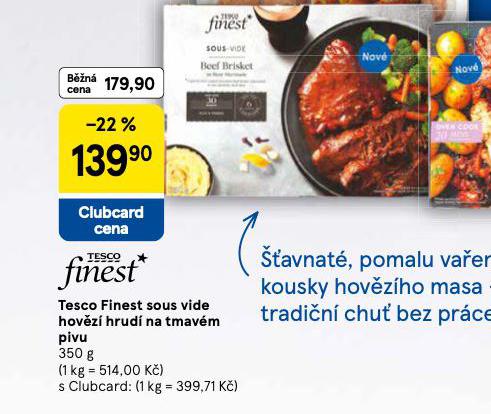 FINEST SOUS VIDE HOVZ HRUD NA TMAVM PIVU