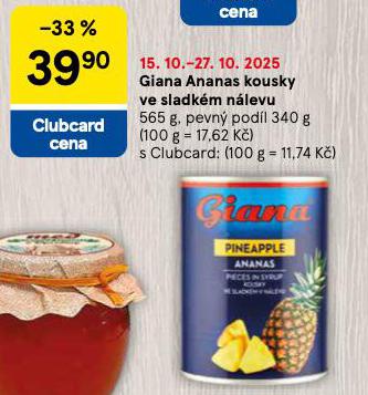 GIANA ANANAS KOUSKY VE SLADKM NLEVU