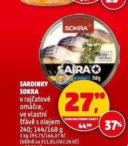 SARDINKY SOKRA