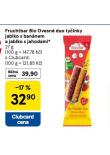 FRUCHTBAR BIO OVESNÉ DUO TYČINKY JABLKO S BANÁNEM A JABLKO S JAHODAMI