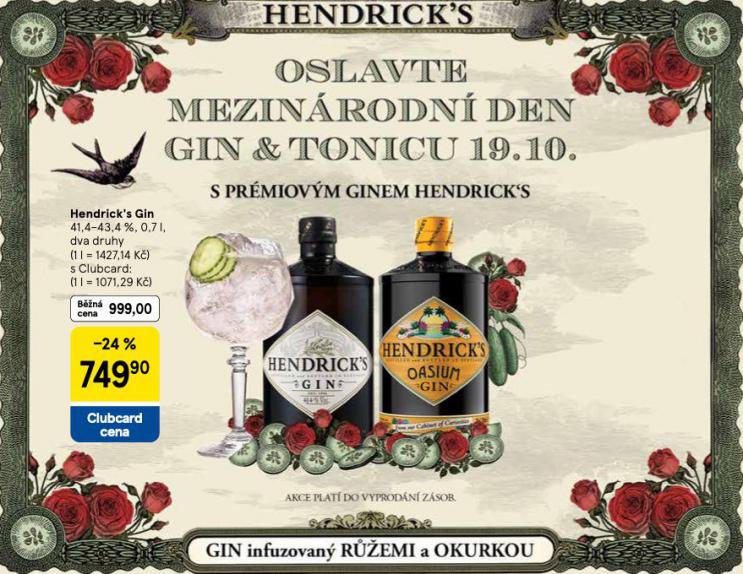 HANDRICKS GIN