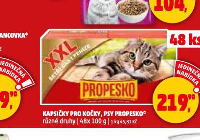 PROPESKO KAPSIKY PRO KOKY
