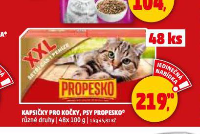 PROPESKO KAPSIKY PRO PSY