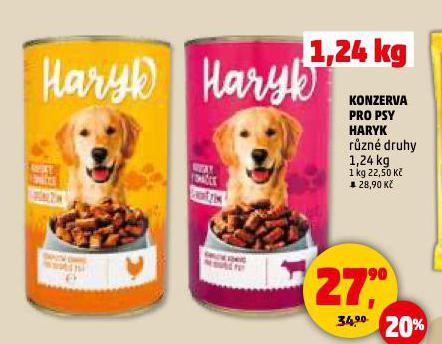 HARYK KONZERVA PRO PSY