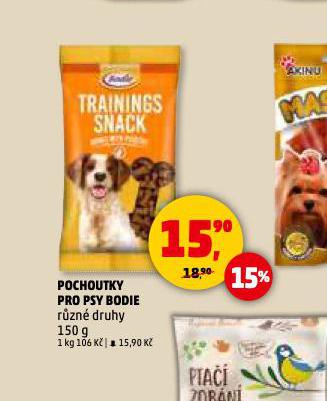 BODIE POCHOUTKY PRO PSY
