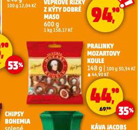 PRALINKY MOZARTOVY KOULE