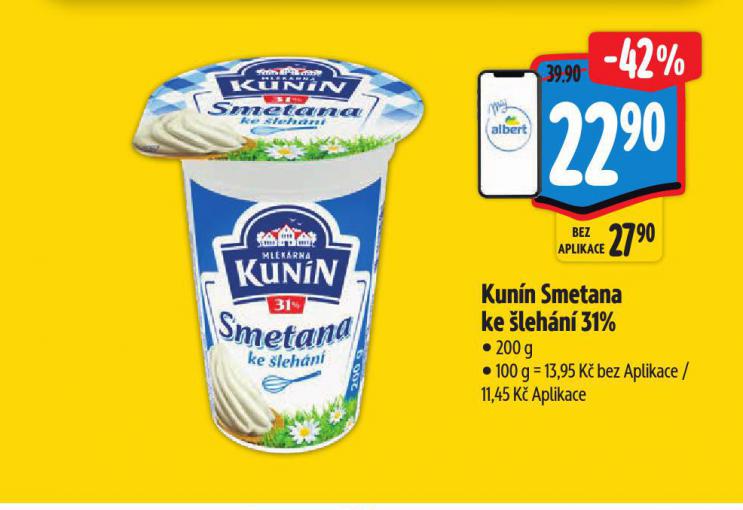 KUNN SMETANA KE LEHN 31%