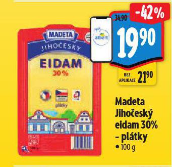 MADETA JIHOESK EIDAM 30% - PLTKY