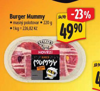 BURGER MUMMY