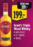 GRANTS TRIPLE WOOD WHISKY