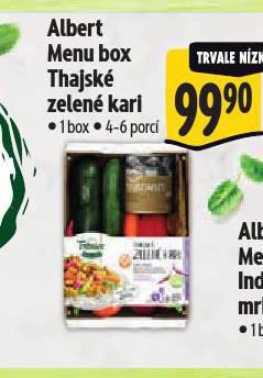 ALBERT MENU BOX THAJSK ZELEN KARI
