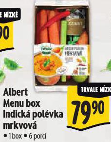 ALBERT MENU BOX INDICK POLVKA MRKVOV