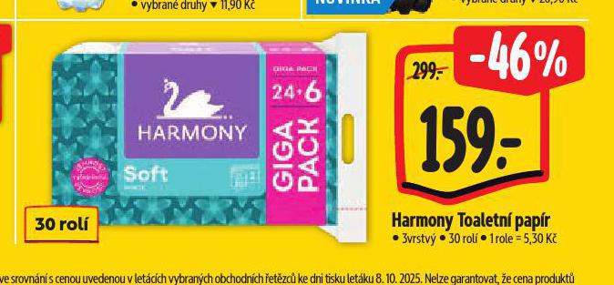 HARMONY TOALETN PAPR