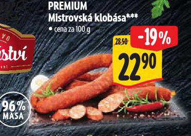 PREMIUM MISTROVSK KLOBSA