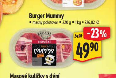 BURGER MUMMY