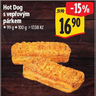 HOT DOG S VEPOVM PRKEM