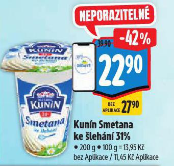 KUNN SMETANA KE LEHN 31%