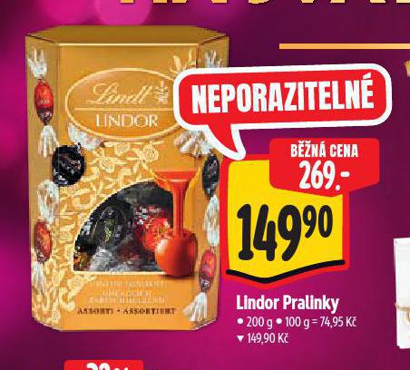 LINDOR PRALINKY