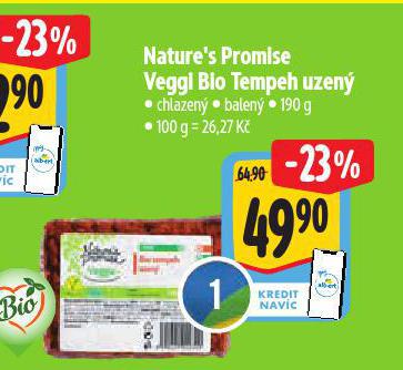 NATURES PROMISE VEGGI BIO TEMPEH UZEN