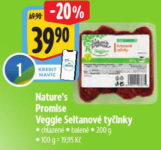 NATURES PROMISE VEGGIE SEITANOV TYINKY