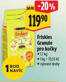 FRISKIES GRANULE PRO KOKY