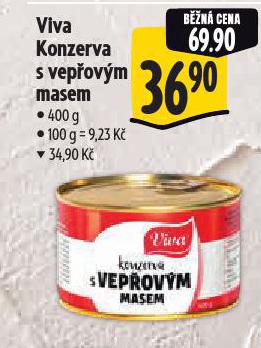 VIVA KONZERVA S VEPOVM MASEM