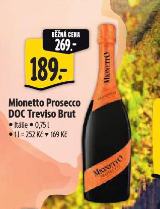 MIONETTO PROSECCO DOC TREVISO BRUT