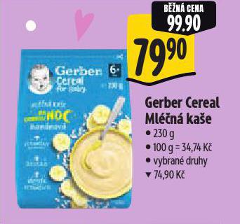 GERBER CEREAL MLN KAE