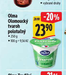 OLMA OLOMOUCK TVAROH