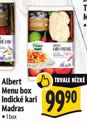 ALBERT MENU BOX INDICK KARI MADRAS