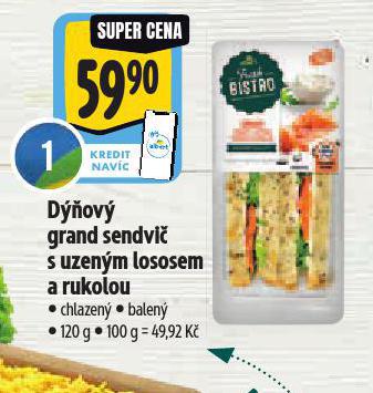 DOV GRAND SANDIV S UZENM LOSOSEM A RUKOLOU