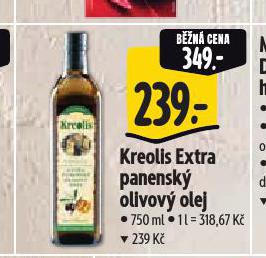KREOLIS EXTRA PANENSK OLIVOV OLEJ