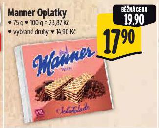 MANNER OPLATKY
