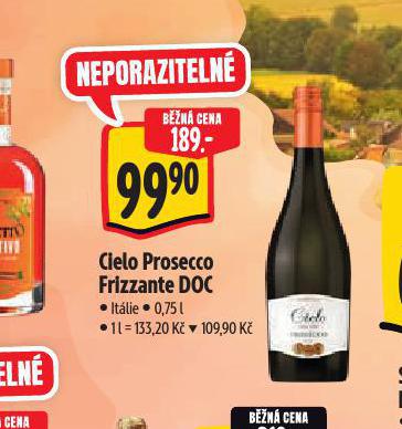 CIELO PROSECCO FRIZZANTE DOC