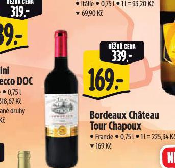 BORDEAUX CHATEAU TOUR CHAPOUX