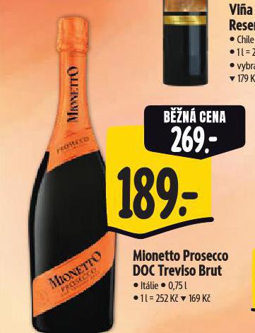 MIONETTO PROSECCO DOC TREVISO BRUT
