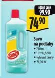 SAVO NA PODLAHY