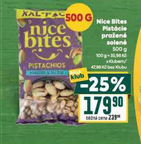 NICE BITES PISTCIE PRAEN SOLEN