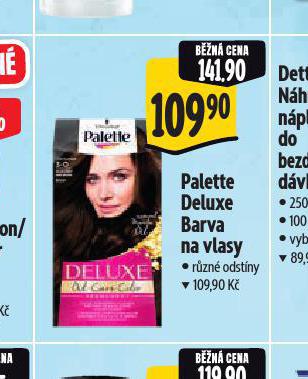 PALETTE BARVA NA VLASY