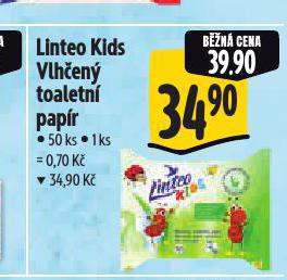 LINTEO KIDS VLHEN TOALETN PAPR