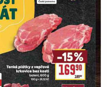 TENK PLTKY Z VEPOV KRKOVICE BEZ KOSTI