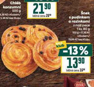 NEK S PUDINKEM A ROZINKAMI
