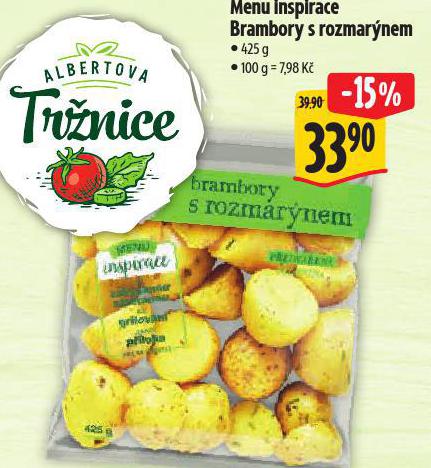 MENU INSPIRACE BRAMBORY S ROZMARNEM