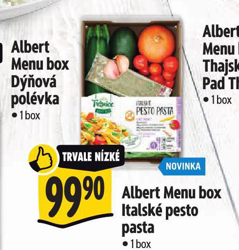 MENU BOX ITALSK PESTO PASTA