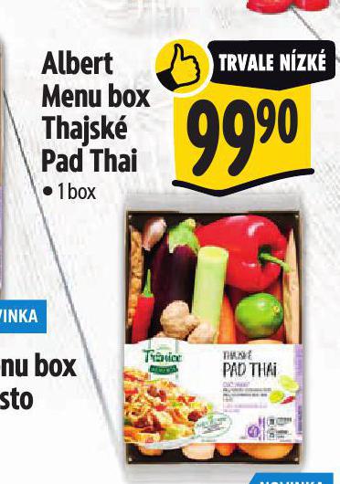 MENU BOX THAJSK PAD THAI