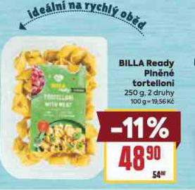 BILLA READY PLNN TORTELLONI