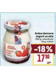 SRDCE DOMOVA JOGURT VE SKLE